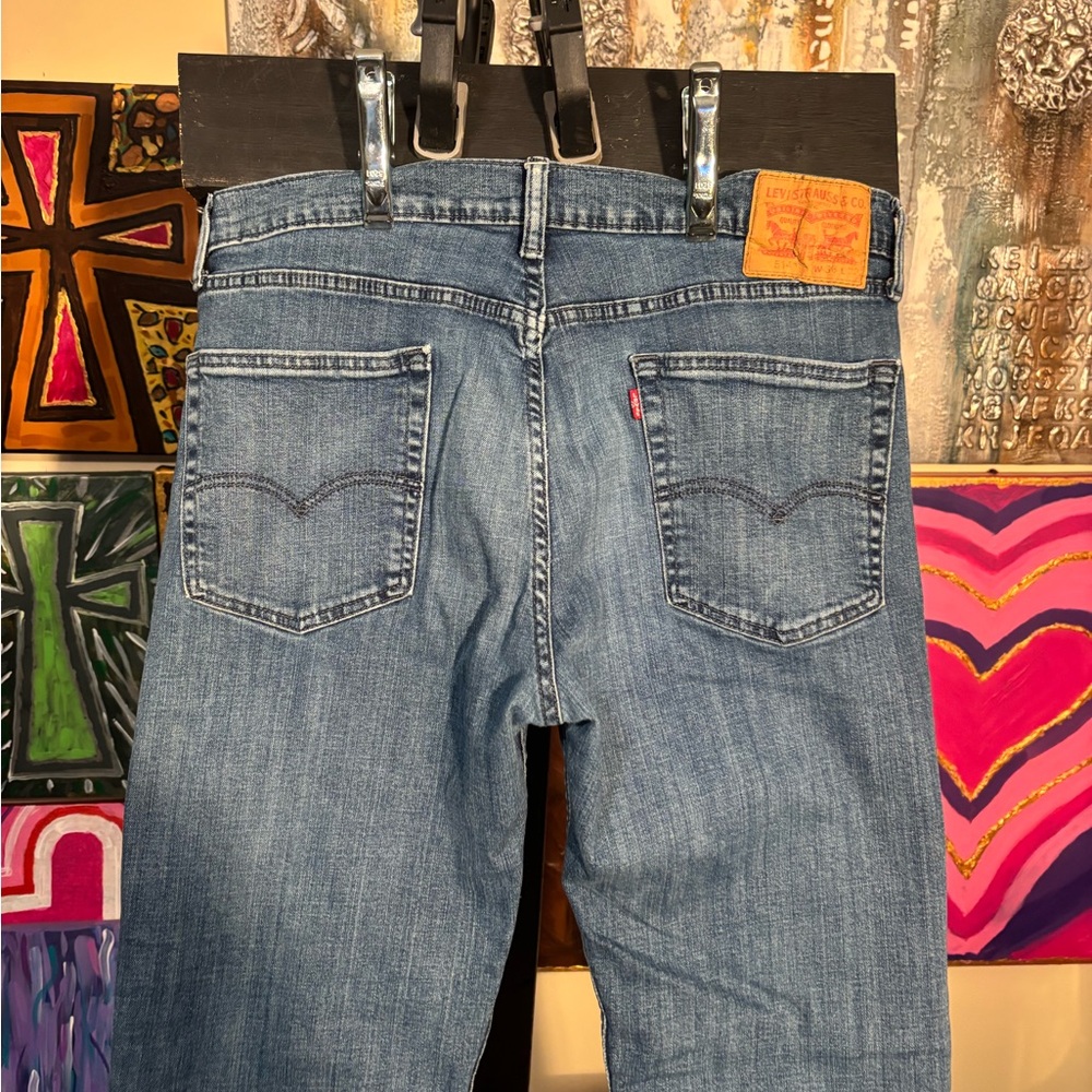Levi's 514 36x32 Classic Blue Straight Jeans